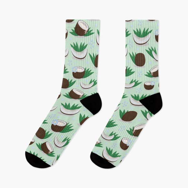 Item preview, Bright coconut seamless pattern designed and sold by OM-lova.