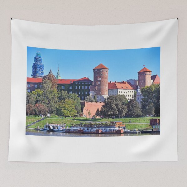 Item preview, Wawel castle in Krakow Poland.Landscape river Wisla designed and sold by goceris.