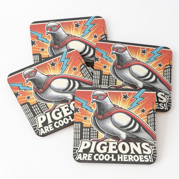 Item preview, Pigeons are heroes designed and sold by KukitoHandmade.