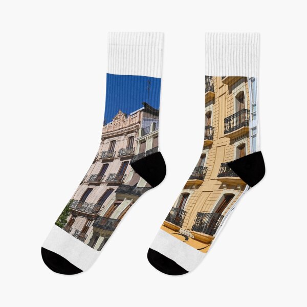 Item preview, Old buildings facade detail in Valencia Spain designed and sold by goceris.