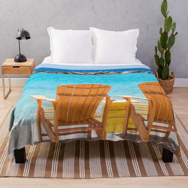 Item preview, Caribbean Beach Chair Oasis #1 #caribbean #wall #art designed and sold by Anita's & Bella's Art.