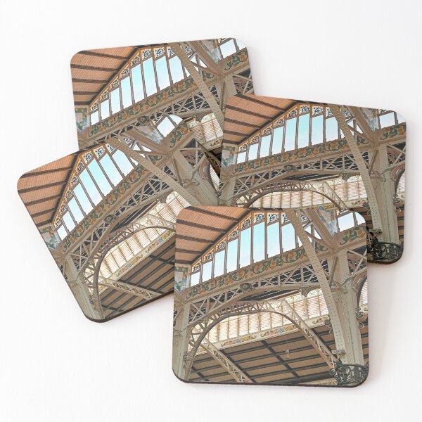 Item preview, Mercado Central or Central Market interior rooof construction detail,Valencia,Spain designed and sold by goceris.