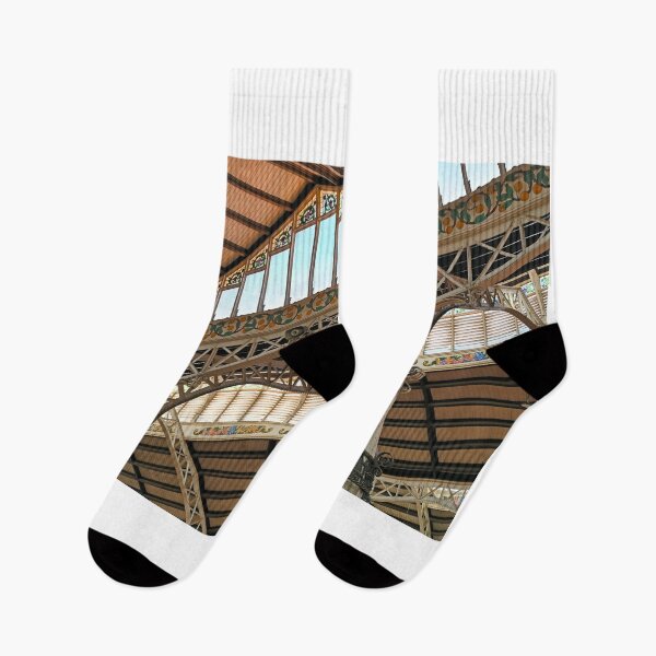 Item preview, Mercado Central or Central Market interior rooof construction detail,Valencia,Spain designed and sold by goceris.