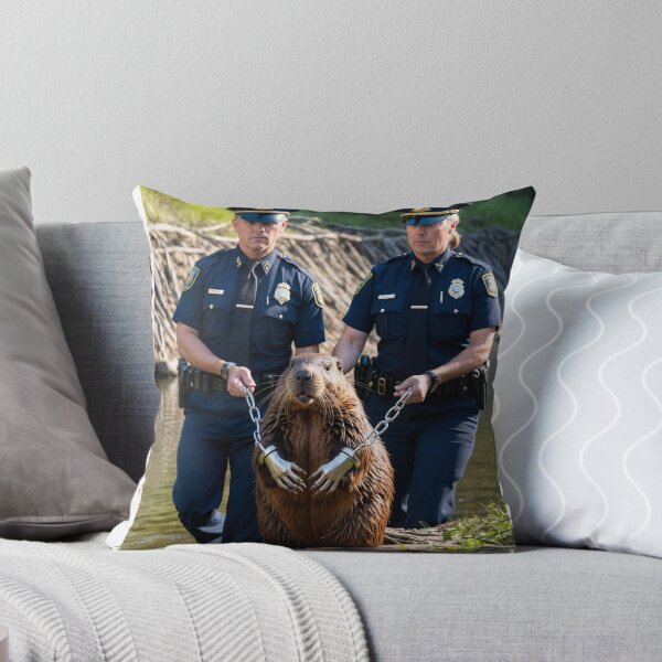 Item preview, Beaver arrested by the police designed and sold by ArtisticPen-art.