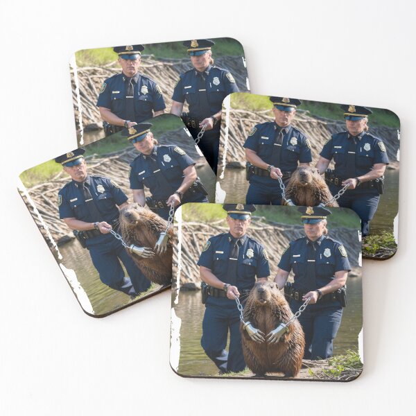 Item preview, Beaver arrested by the police designed and sold by ArtisticPen-art.
