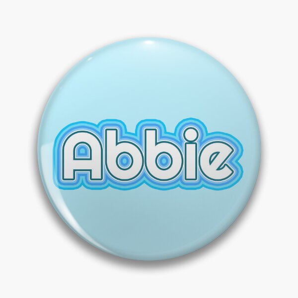 Item preview, Abbie Blue Glow Name designed and sold by inknames.