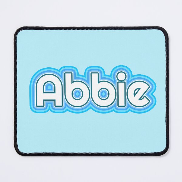 Item preview, Abbie Blue Glow Name designed and sold by inknames.