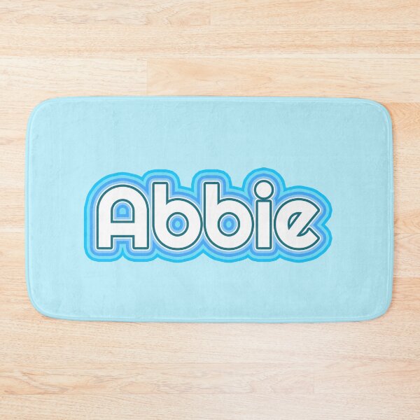 Item preview, Abbie Blue Glow Name designed and sold by inknames.