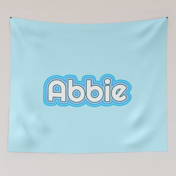 Item preview, Abbie Blue Glow Name designed and sold by inknames.