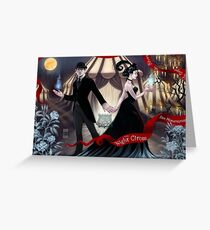 The Magician and the Illusionist Greeting Card