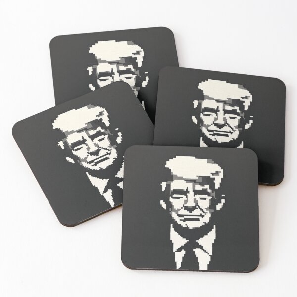 Item preview, Pixel Art Portrait of Donald Trump designed and sold by BeUniqueCo.