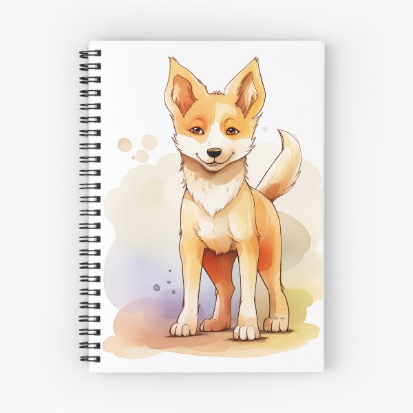 Artikelvorschau, Dingo, Aquarell, Australien entworfen und verkauft von XPIXELSTORE.