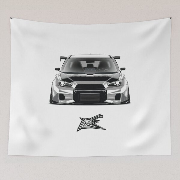 Item preview, mitsubishi lancer evoX varis white  designed and sold by NaquashM.