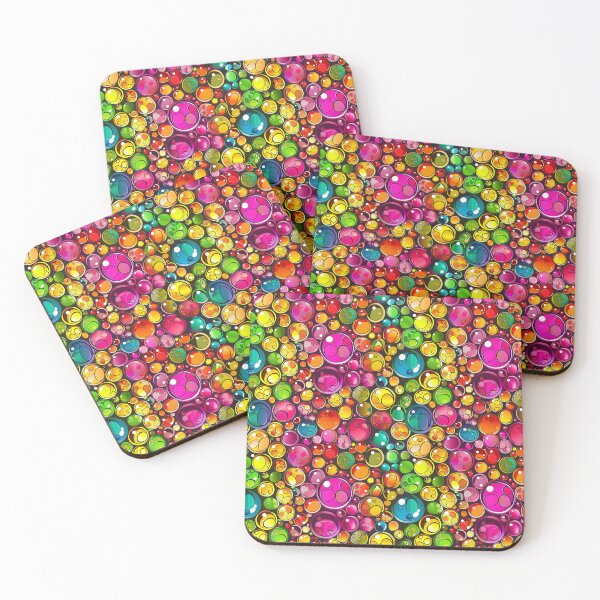 Item preview, Dance of the Colorful Bubbles designed and sold by MidArtForge.