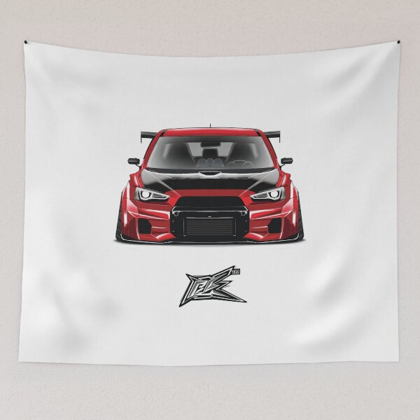 Item preview, mitsubishi lancer evoX varis red designed and sold by NaquashM.