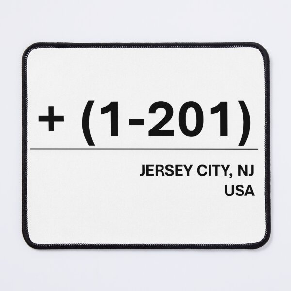 Item preview, Area Code for JERSEY CITY 1-201 designed and sold by aihrgdesign.