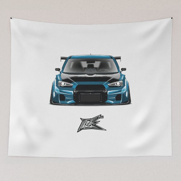 Item preview, mitsubishi lancer evoX varis blue  designed and sold by NaquashM.
