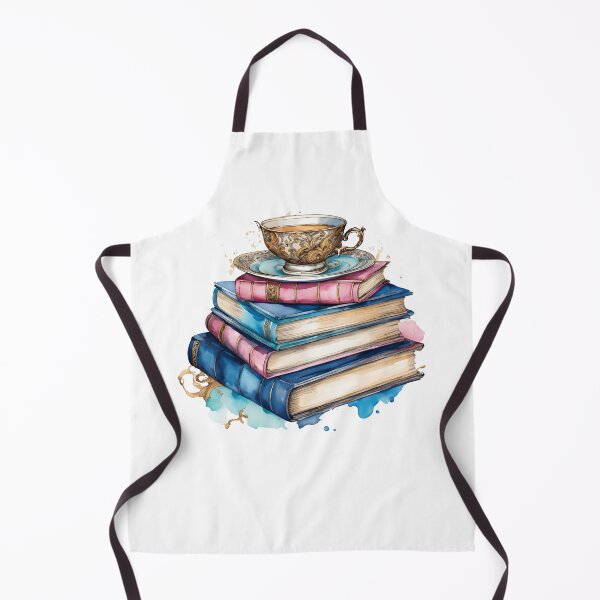 Item preview, Love books and herbal tea, vintage old books designed and sold by KolorellaS.