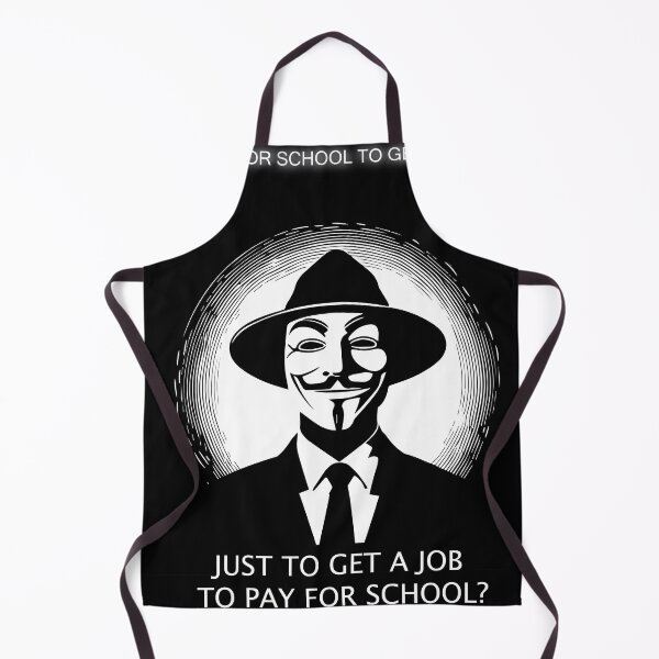 Item preview, Paying for School to Get a Job? Anonymous Poster Art | life qutation | quatauion designed and sold by KARTICK DUTTA.