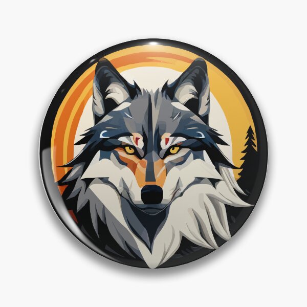 Item preview, native art wolf designed and sold by Andre Faubert.