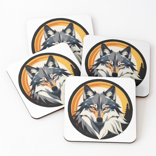 Item preview, native art wolf designed and sold by Andre Faubert.
