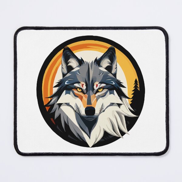 Item preview, native art wolf designed and sold by Andre Faubert.