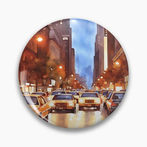 Item preview, Taxicab Tussle designed and sold by RCWatercolours.