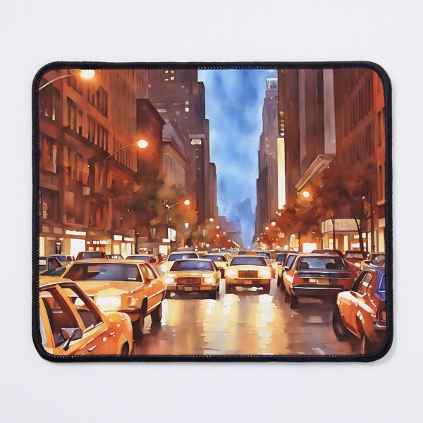 Item preview, Taxicab Tussle designed and sold by RCWatercolours.