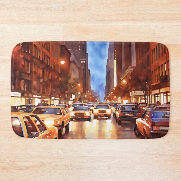 Item preview, Taxicab Tussle designed and sold by RCWatercolours.