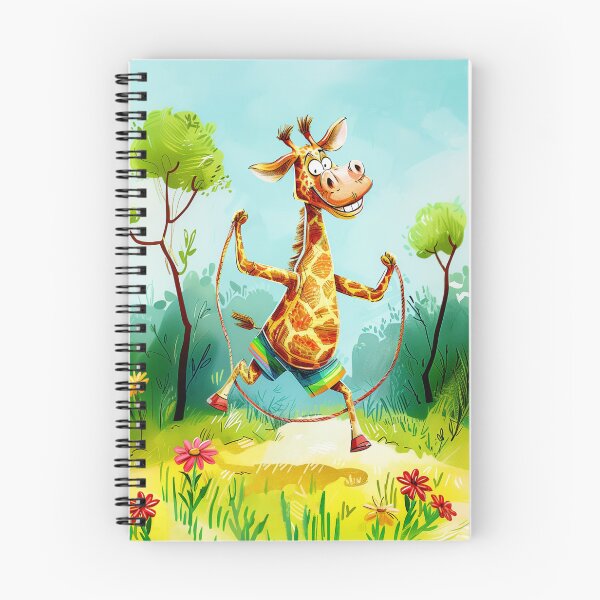 Item preview, Happy Giraffe Poster - Safari Decor | Colourful Animal Art | Quirky Animal Poster | Playroom Wall Art designed and sold by UpNorthArts.