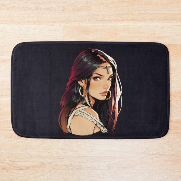 Item preview, Native American Indian Woman designed and sold by ArtCraftLab.