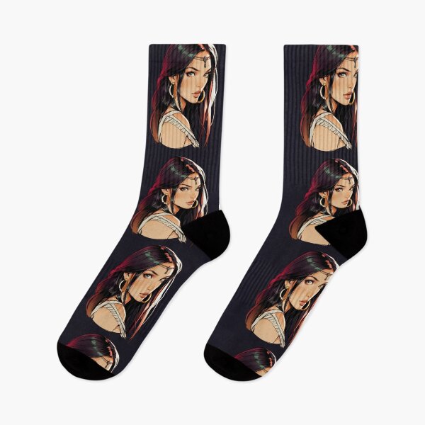 Item preview, Native American Indian Woman designed and sold by ArtCraftLab.