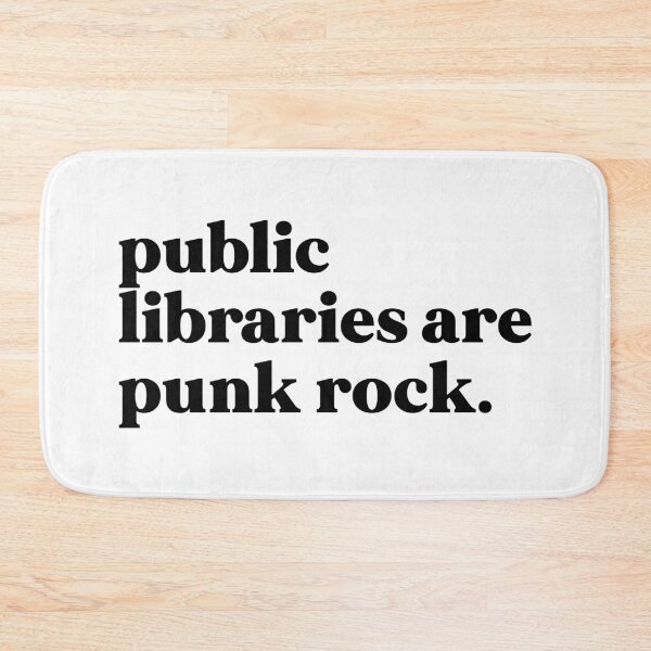 Item preview, Public libraries are punk rock designed and sold by weirdly weird.