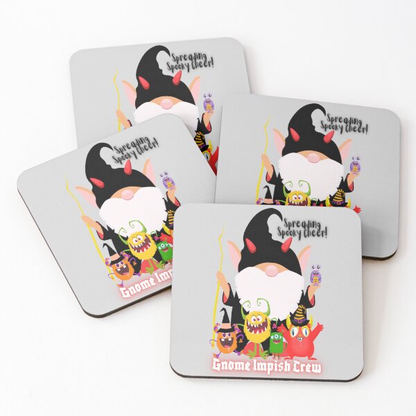 Item preview, Gnome Impish Crew Spreading Spooky Cheer | Halloween Gnome Art & Festive Gnome Design for Halloween Fun designed and sold by Gnome to Express.