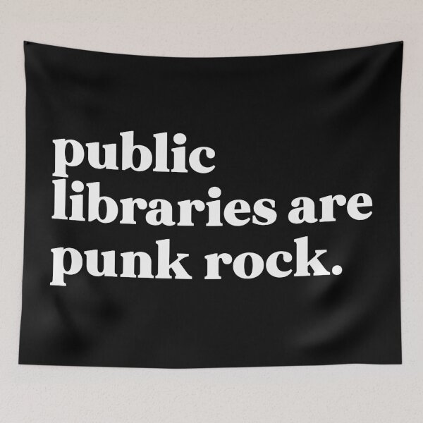 Item preview, Public libraries are punk rock designed and sold by weirdly weird.
