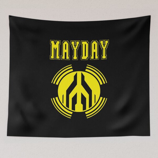 Item preview, Yellow classic mayday logo designed and sold by Boogeyman Bill.