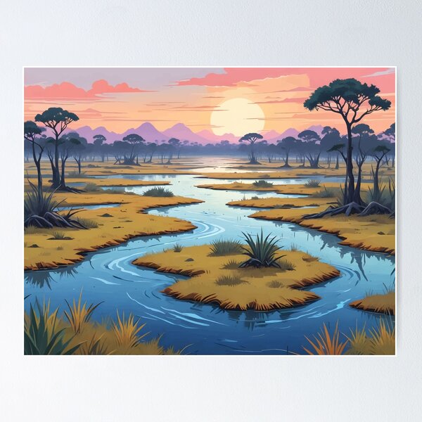 Item preview, Okavango Delta designed and sold by WildlifeInc.