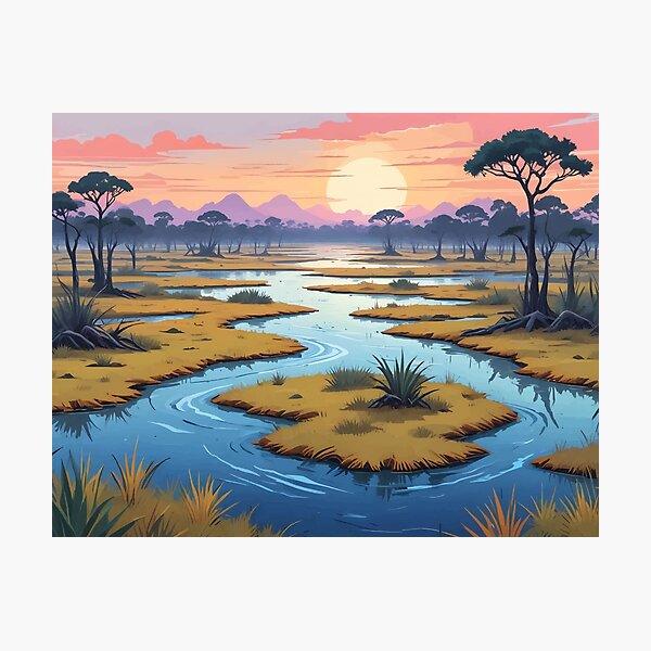 Item preview, Okavango Delta designed and sold by WildlifeInc.