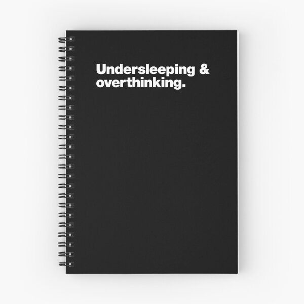 Item preview, Undersleeping and Overthinking. designed and sold by chestify.