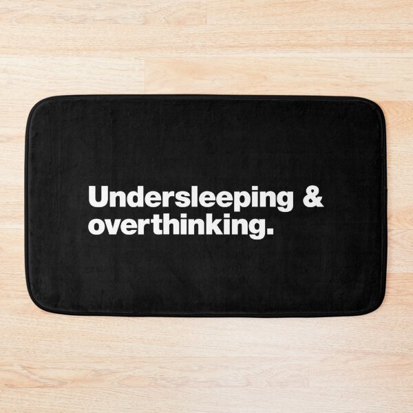 Item preview, Undersleeping and Overthinking. designed and sold by chestify.