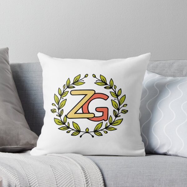 Item preview, Illustration of letter ZG with floral frame designed and sold by rasagamastore.