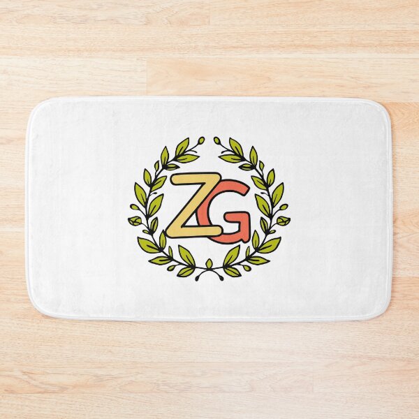 Item preview, Illustration of letter ZG with floral frame designed and sold by rasagamastore.