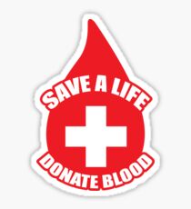 Donate Blood Sticker