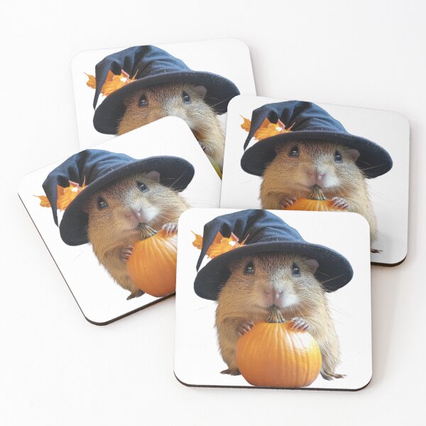 Item preview, Spooky & Sweet: Capybara in a Witch Hat with Pumpkin designed and sold by ThaiArtShop.