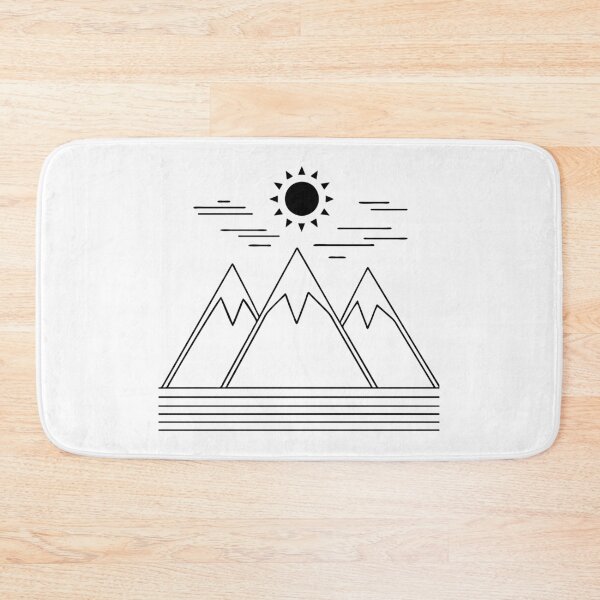 Item preview, Mountain elements combined with sun elements designed and sold by rasagamastore.