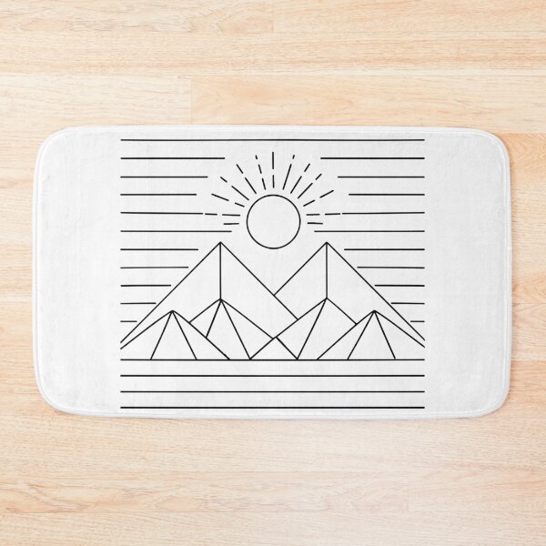 Item preview, Mountain elements combined with sun elements designed and sold by rasagamastore.