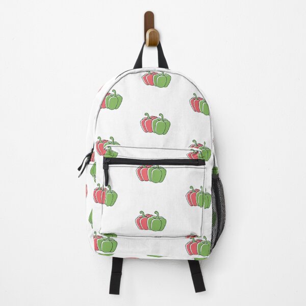 Item preview, Illustration of red and green bell pepper  designed and sold by rasagamastore.