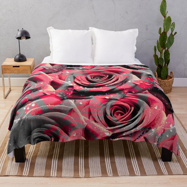 Item preview, Red and black love roses designed and sold by FlossOrFi.