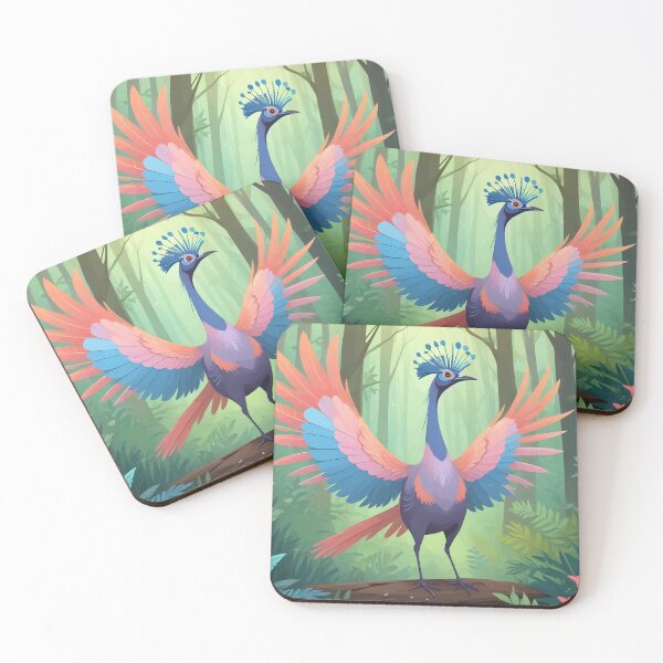 Item preview, Lyrebird Displaying in the Forest designed and sold by WildlifeInc.