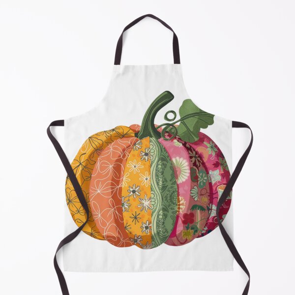 Item preview, Patchwork pumpkin, sweet Halloween, colorful textil art designed and sold by KolorellaS.